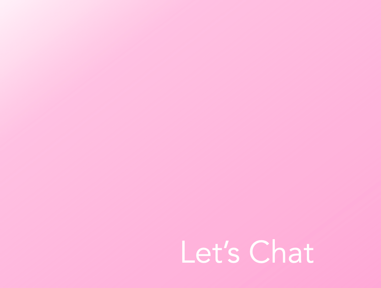 Welcome Series #4: Let's Chat!