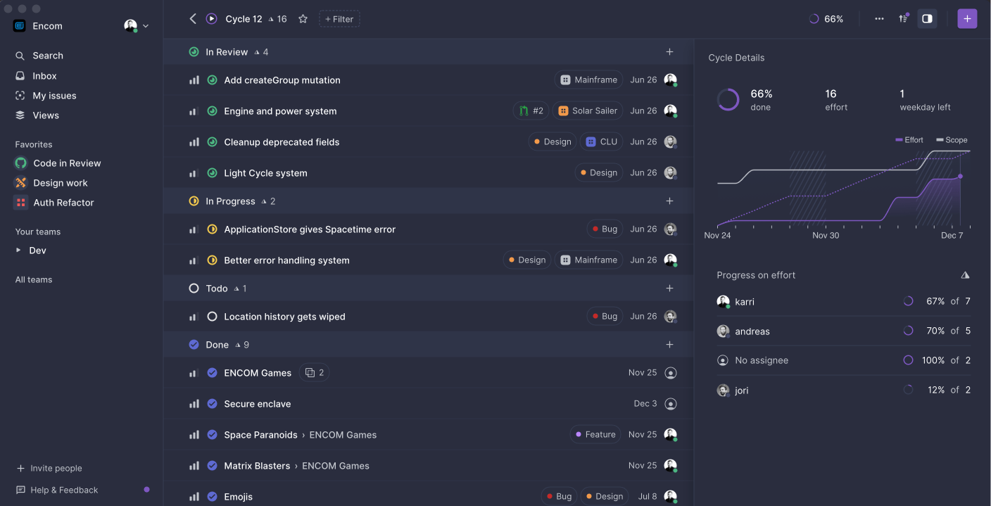 Tech Review: 5 Features that make Linear a Modern and Minimal Issue Tracker